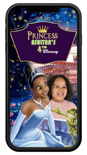 Princess Tiana Video Invitation
